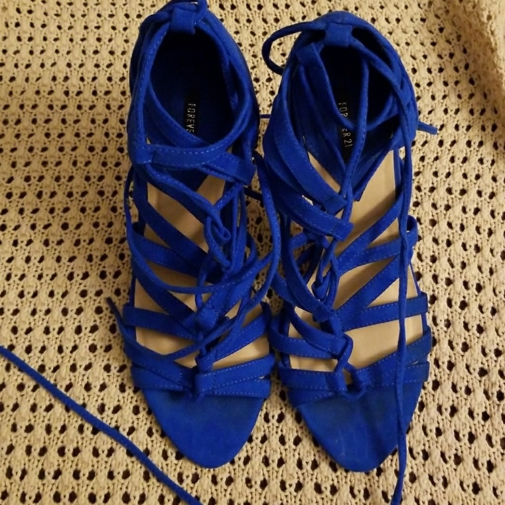 Beautiful blue heels